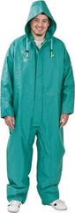 OnGuard - Size 3XL, Green, Chemical Coverall - 1 Pocket, Open Ankle, Open Wrist - Americas Industrial Supply