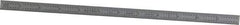 TESA Brown & Sharpe - 12" Long, 1/64, 1/32, 1/16, 1/8" Graduation, Flexible Steel Rule - 4R Graduation Style, 1/2" Wide, Silver, Satin Chrome Finish - Americas Industrial Supply