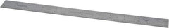 PEC Tools - 12" Long, 1/100, 1/64, 1/32, 1/10" Graduation, Rigid Steel Rule - 5R Graduation Style, 1" Wide, Silver, Satin Chrome Finish - Americas Industrial Supply