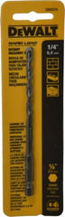 DeWALT - 1/4" Diam, Straight Shank, Carbide-Tipped Rotary & Hammer Drill Bit - Americas Industrial Supply