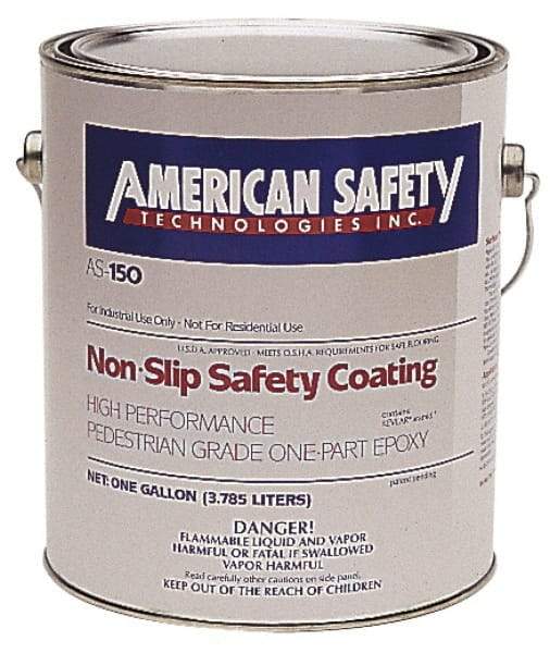 American Safety Technology - 1 Gal Black Antislip Epoxy - Americas Industrial Supply