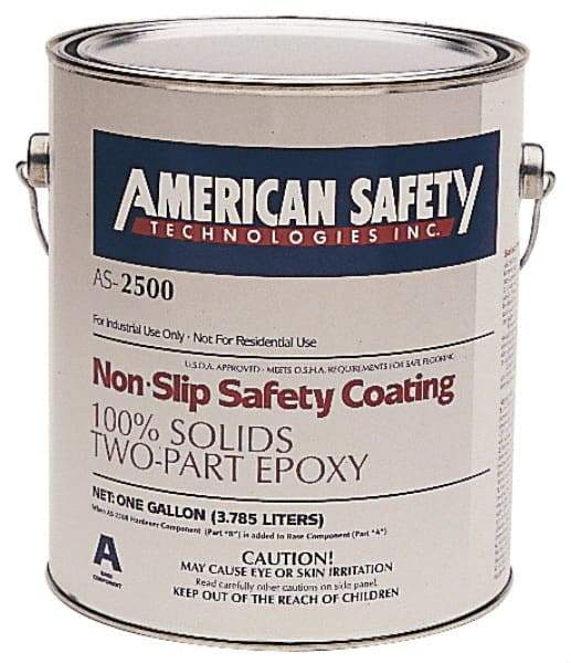 American Safety Technology - 5 Gal Black Antislip Epoxy - Americas Industrial Supply