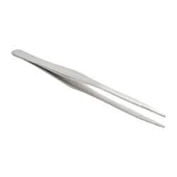 Value Collection - 6-1/2" OAL Stainless Steel Assembly Tweezers - Extra Long, Straight Smooth Points - Americas Industrial Supply