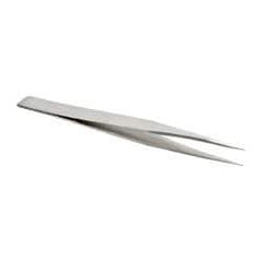 Value Collection - 5" OAL AA-SS Precision Tweezers - Strong Bevel - Americas Industrial Supply