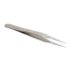 Erem - 4-1/2" OAL 2-SA Precision Tweezers - Medium Taper Precision Point - Americas Industrial Supply