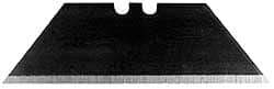 U.S. Blade - 5 Piece Steel Single Edge Blade - 2" OAL, 0.017" Blade Thickness - Americas Industrial Supply