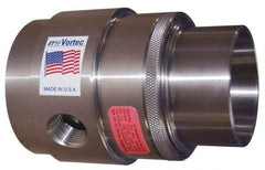 Vortec - 1.57" Inner Diam Stainless Steel Vaccuum Generator - 2-1/2" Intake Diam & 1.97" Discharge Diam - Americas Industrial Supply