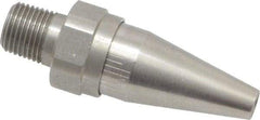 Vortec - Blow Gun OSHA Air Saver Nozzle - 1/8 NPT, 1-7/8" Long, Stainless Steel - Americas Industrial Supply