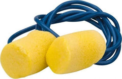 3M - Disposable, Corded, 29 dB Earplugs - Yellow, 20 Pairs - Americas Industrial Supply