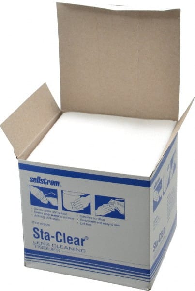 Sellstrom - 1000 Qty 1 Pack 1, 000 Antifog, Antistatic Lens Cleaning Tissues - Americas Industrial Supply