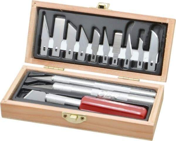 Excel - Hobby Knife Set - 16 Pieces - Americas Industrial Supply