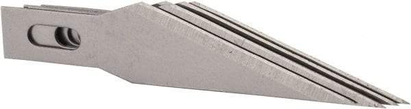 Excel - 5 Piece Steel Hobby Blade - 1-9/16" OAL - Americas Industrial Supply