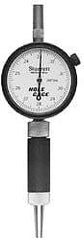 Starrett - 0.23 to 0.33" Dial Bore Gage - 0.001" Graduation, Hardened Tool Steel - Americas Industrial Supply