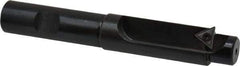 APT - 25/32 Inch Diameter, Solid Pilot, Straight 5/8 Inch Shank Diameter, 1 Insert, Indexable Counterbore - 4-1/2 Inch Overall Length, TPGH 215 Insert - Americas Industrial Supply