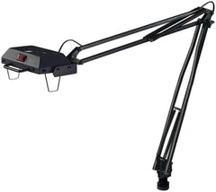 Electrix - 45 Inch, Articulated, Clamp on, Halogen, Black, General Purpose Task Light - 100 Watt, Nonmagnifying - Americas Industrial Supply