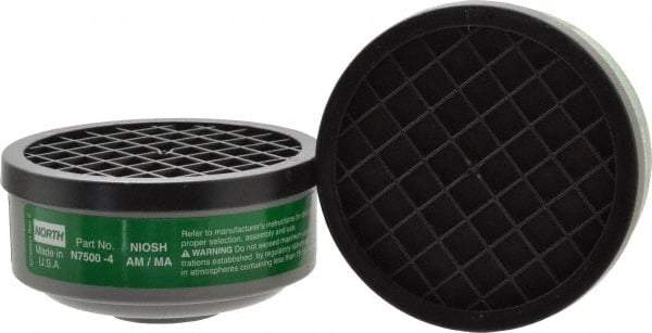 North - Green Cartridge - Series 7700, Protects Against Ammonia, Methylamine - Americas Industrial Supply
