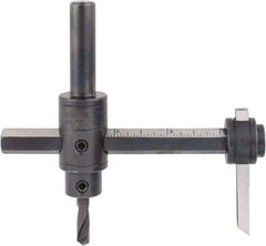 General - 1-3/4 to 7-7/8" Cutting Diam, Circle Cutter Tool - Straight Shank, 1/2" Shank Diam - Americas Industrial Supply