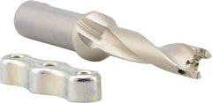 Iscar - 0.472 to 0.488" Diam, 5xD, 2.36" Max Depth, 5/8" Shank Diam, 4.89" OAL, Replaceable Tip Drill - IDI-SG, IDI-SK Insert, DCM Toolholder, Series ChamDrill - Americas Industrial Supply