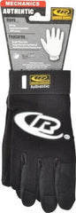 Ringers Gloves - Size L (10) Synthetic Leather General Protection Work Gloves - For Mechanic's & Lifting, Uncoated, Hook & Loop Cuff, Full Fingered, Black, Paired - Americas Industrial Supply