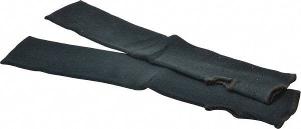 Ringers Gloves - Size Universal, Black Kevlar Cut Resistant Sleeve - 18" Long Sleeve, Elastic Opening at Both Ends, Made with Thumb Hole - Americas Industrial Supply
