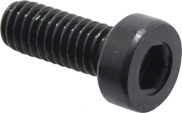Holo-Krome - M4x0.70 Metric Coarse Hex Socket Drive, Low Socket Cap Screw - Grade 10.9 Alloy Steel, Black Oxide Finish, Fully Threaded, 10mm Length Under Head - Americas Industrial Supply