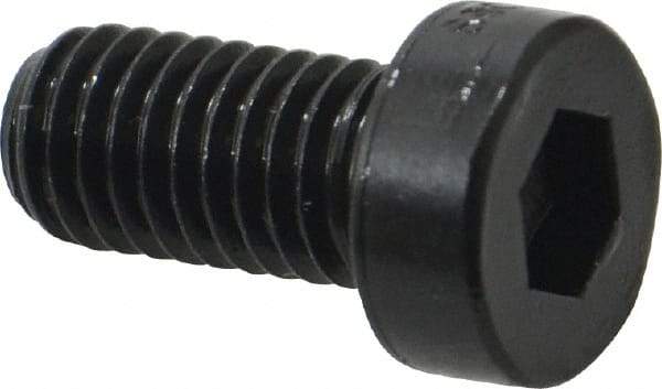 Holo-Krome - M8x1.25 Metric Coarse Hex Socket Drive, Low Socket Cap Screw - Grade 10.9 Alloy Steel, Black Oxide Finish, Fully Threaded, 16mm Length Under Head - Americas Industrial Supply