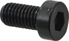 Holo-Krome - M8x1.25 Metric Coarse Hex Socket Drive, Low Socket Cap Screw - Grade 10.9 Alloy Steel, Black Oxide Finish, Fully Threaded, 16mm Length Under Head - Americas Industrial Supply