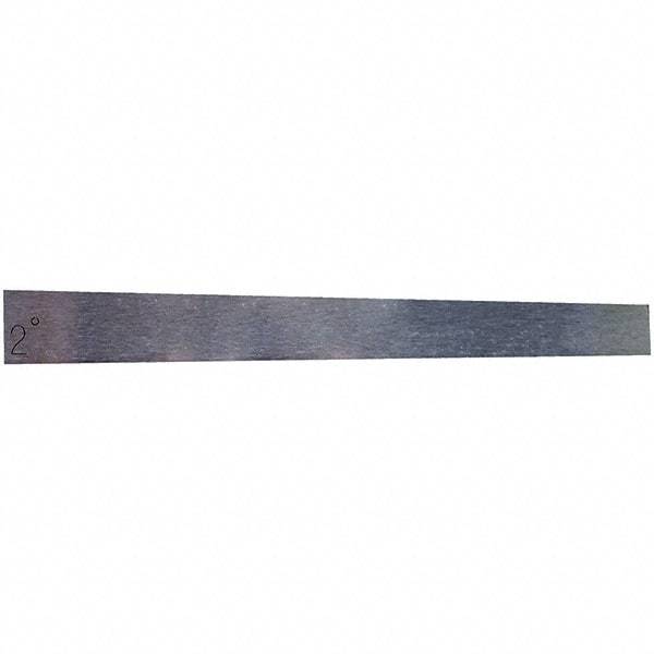 Value Collection - 2° Angle, 3 Inch Long, Angle Block - 55 RC Hardness - Americas Industrial Supply