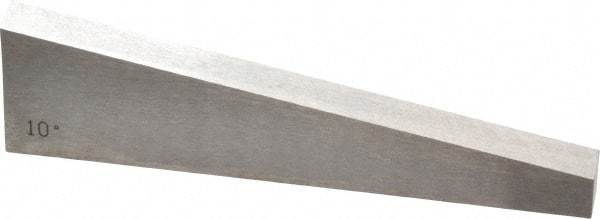 Value Collection - 10° Angle, 3 Inch Long, Angle Block - 55 RC Hardness - Americas Industrial Supply