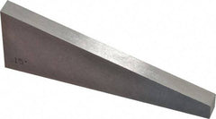 Value Collection - 15° Angle, 3 Inch Long, Angle Block - 55 RC Hardness - Americas Industrial Supply