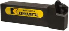 Kennametal - MCLN, Left Hand Cut, 5° Lead Angle, 1-1/2" Shank Height x 1-1/2" Shank Width, Negative Rake Indexable Turning Toolholder - 6" OAL, CN..64. Insert Compatibility, Series Kenloc - Americas Industrial Supply