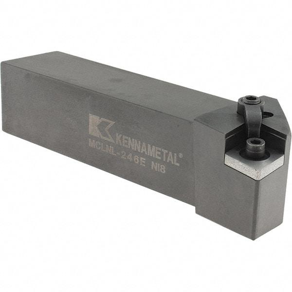 Kennametal - MCLN, Left Hand Cut, 5° Lead Angle, 1-1/2" Shank Height x 1-1/2" Shank Width, Negative Rake Indexable Turning Toolholder - 7" OAL, CN..64. Insert Compatibility, Series Kenloc - Americas Industrial Supply