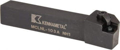 Kennametal - MCLN, Left Hand Cut, 5° Lead Angle, 5/8" Shank Height x 5/8" Shank Width, Negative Rake Indexable Turning Toolholder - 4" OAL, CN..32. Insert Compatibility, Series Kenloc - Americas Industrial Supply