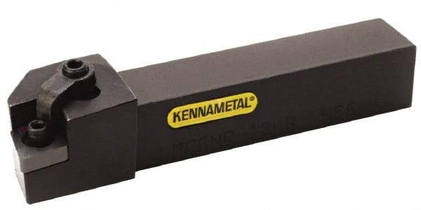 Kennametal - MCGN, Left Hand Cut, 0° Lead Angle, 3/4" Shank Height x 3/4" Shank Width, Negative Rake Indexable Turning Toolholder - 4-1/2" OAL, CN..43. Insert Compatibility, Series Kenloc - Americas Industrial Supply