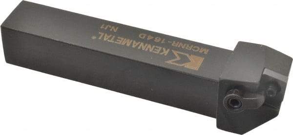 Kennametal - MCRN, Right Hand Cut, 15° Lead Angle, 1" Shank Height x 1" Shank Width, Negative Rake Indexable Turning Toolholder - 6" OAL, CN..43. Insert Compatibility, Series Kenloc - Americas Industrial Supply