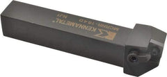 Kennametal - MCRN, Right Hand Cut, 15° Lead Angle, 1" Shank Height x 1" Shank Width, Negative Rake Indexable Turning Toolholder - 6" OAL, CN..43. Insert Compatibility, Series Kenloc - Americas Industrial Supply