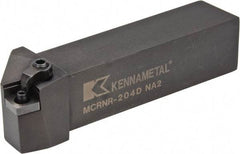 Kennametal - MCRN, Right Hand Cut, 15° Lead Angle, 1-1/4" Shank Height x 1-1/4" Shank Width, Negative Rake Indexable Turning Toolholder - 6" OAL, CN..43. Insert Compatibility, Series Kenloc - Americas Industrial Supply