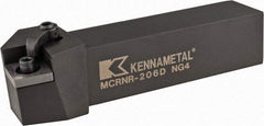 Kennametal - MCRN, Right Hand Cut, 15° Lead Angle, 1-1/4" Shank Height x 1-1/4" Shank Width, Negative Rake Indexable Turning Toolholder - 6" OAL, CN..64 Insert Compatibility, Series Kenloc - Americas Industrial Supply