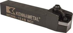 Kennametal - MCRN, Left Hand Cut, 15° Lead Angle, 3/4" Shank Height x 3/4" Shank Width, Negative Rake Indexable Turning Toolholder - 4-1/2" OAL, CN..43. Insert Compatibility, Series Kenloc - Americas Industrial Supply