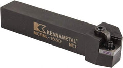 Kennametal - MCRN, Left Hand Cut, 15° Lead Angle, 1" Shank Height x 1" Shank Width, Negative Rake Indexable Turning Toolholder - 6" OAL, CN..54. Insert Compatibility, Series Kenloc - Americas Industrial Supply