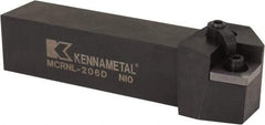Kennametal - MCRN, Left Hand Cut, 15° Lead Angle, 1-1/4" Shank Height x 1-1/4" Shank Width, Negative Rake Indexable Turning Toolholder - 6" OAL, CN..64 Insert Compatibility, Series Kenloc - Americas Industrial Supply