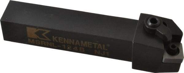 Kennametal - MSRN, Left Hand Cut, 15° Lead Angle, 3/4" Shank Height x 3/4" Shank Width, Negative Rake Indexable Turning Toolholder - 4-1/2" OAL, SN..43. Insert Compatibility, Series Kenloc - Americas Industrial Supply