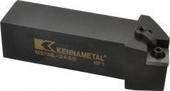 Kennametal - MSRN, Left Hand Cut, 15° Lead Angle, 1-1/2" Shank Height x 1-1/2" Shank Width, Negative Rake Indexable Turning Toolholder - 6" OAL, SN..64. Insert Compatibility, Series Kenloc - Americas Industrial Supply