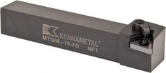 Kennametal - MTGN, Left Hand Cut, 0° Lead Angle, 1" Shank Height x 1" Shank Width, Negative Rake Indexable Turning Toolholder - 6" OAL, TN..43. Insert Compatibility, Series Kenloc - Americas Industrial Supply