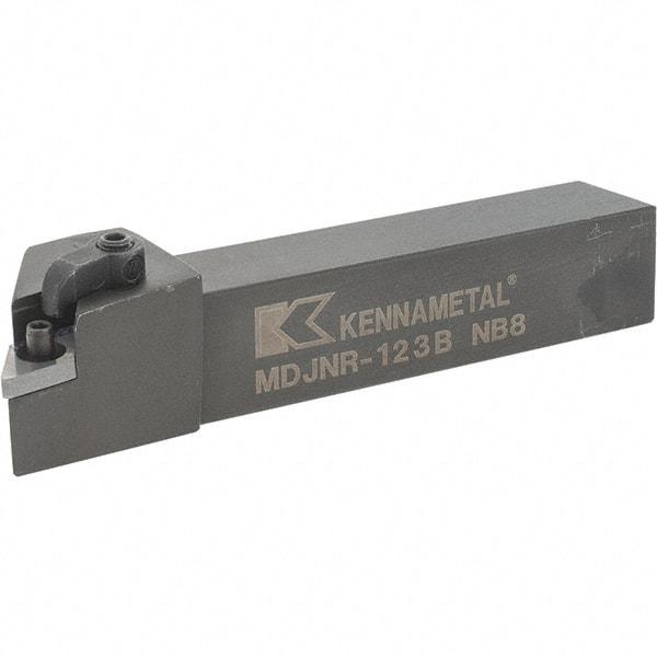 Kennametal - MDJN, Right Hand Cut, 3° Lead Angle, 3/4" Shank Height x 3/4" Shank Width, Negative Rake Indexable Turning Toolholder - 4-1/2" OAL, DN..33. Insert Compatibility, Series Kenloc - Americas Industrial Supply