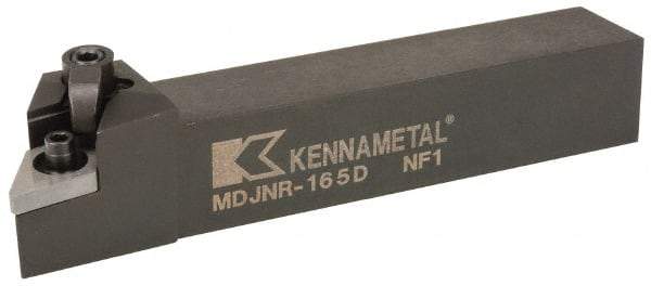 Kennametal - MDJN, Right Hand Cut, 3° Lead Angle, 1" Shank Height x 1" Shank Width, Negative Rake Indexable Turning Toolholder - 6" OAL, DN..54. Insert Compatibility, Series Kenloc - Americas Industrial Supply