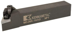 Kennametal - MDJN, Right Hand Cut, 3° Lead Angle, 1" Shank Height x 1" Shank Width, Negative Rake Indexable Turning Toolholder - 6" OAL, DN..54. Insert Compatibility, Series Kenloc - Americas Industrial Supply