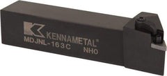 Kennametal - MDJN, Left Hand Cut, 3° Lead Angle, 1" Shank Height x 1" Shank Width, Negative Rake Indexable Turning Toolholder - 5" OAL, DN..33. Insert Compatibility, Series Kenloc - Americas Industrial Supply