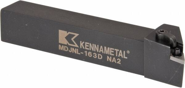 Kennametal - MDJN, Left Hand Cut, 3° Lead Angle, 1" Shank Height x 1" Shank Width, Negative Rake Indexable Turning Toolholder - 6" OAL, DN..33. Insert Compatibility, Series Kenloc - Americas Industrial Supply