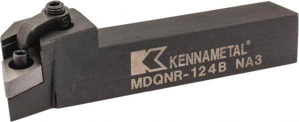 Kennametal - MDQN, Right Hand Cut, 27.5° Lead Angle, 3/4" Shank Height x 3/4" Shank Width, Negative Rake Indexable Turning Toolholder - 4-1/2" OAL, DN..43. Insert Compatibility, Series Kenloc - Americas Industrial Supply